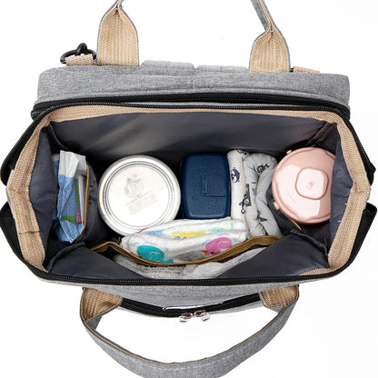 Portable Diaper Bag & Travel Bed For Baby