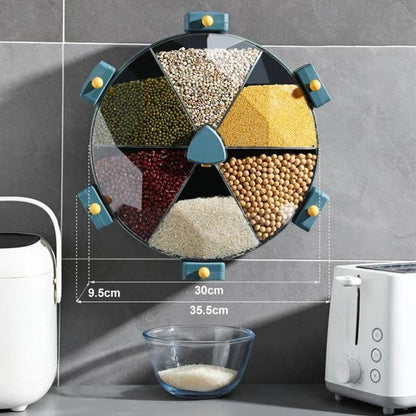 Wall-Mounted Rotating Multi Grain Dispenser