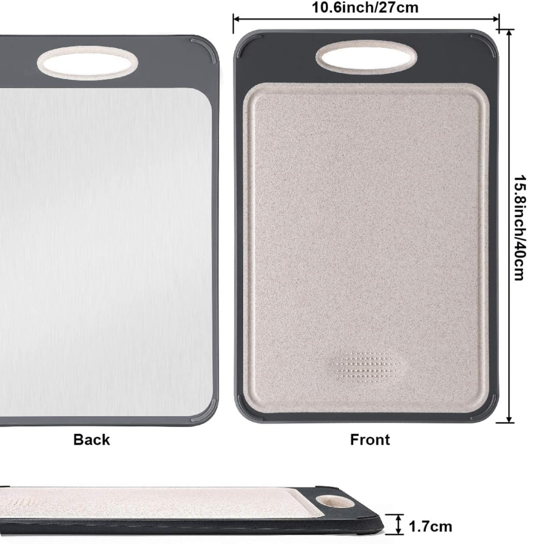 Double Sided Cutting Board - 40L X 27W cm