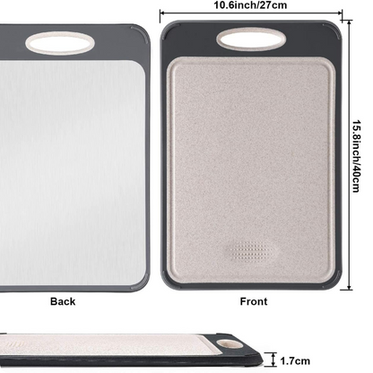 Double Sided Cutting Board - 40L X 27W cm