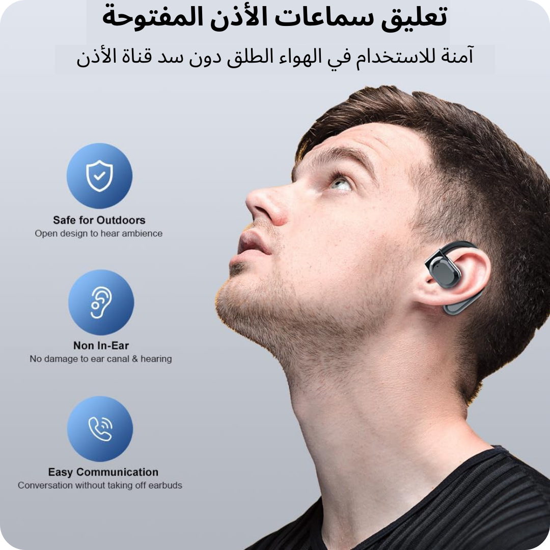 Open Ear Earphones Bluetooth 5.4